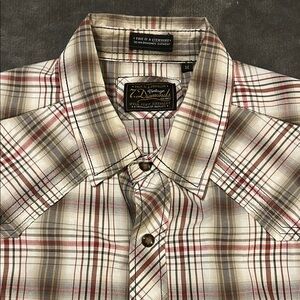7 Diamonds Multicolor Plaid Button Down Shirt